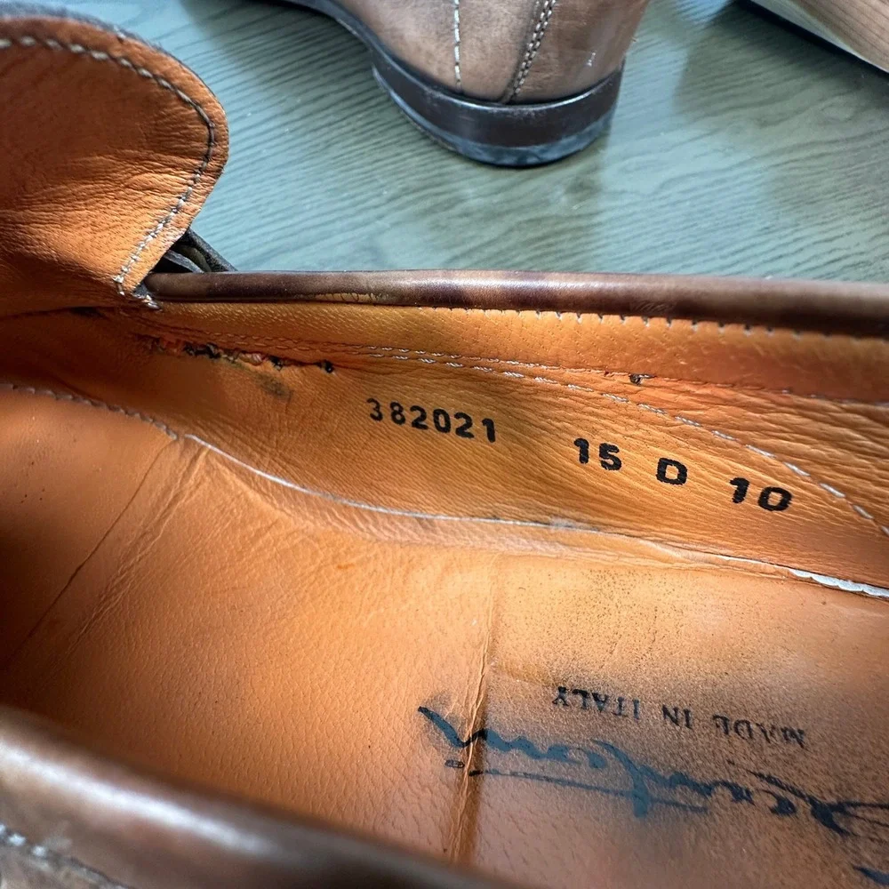 Santoni penny loafers